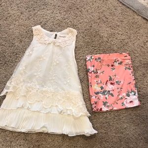 Etsy flower girl stress and Etsy flower skirt